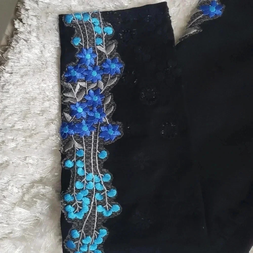 ELIE Tahari denim pants size 27 NWOT - Picture 3 of 7